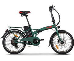 Kuba Speedliht Pro 250 W 35 Km 20 Jant 6 Vites Katlanır Elektrikli Bisiklet Yeşil