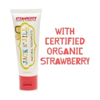 Jack N' Jill Çilek Organik Florürsüz 1+ Yaş Çocuk Diş Macunu 50 gr