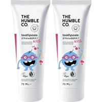 The Humble Co. Çilek Florürlü Diş Macunu 2x75 ml
