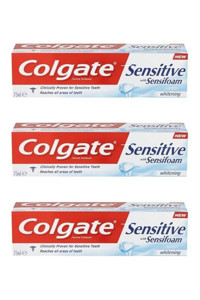 Colgate Sensitive Sensifoam Naneli Florürlü Diş Macunu 3x75 ml