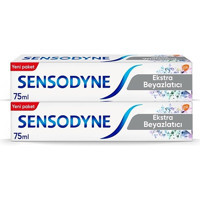 Sensodyne Ekstra Beyazlatıcı Naneli Florürlü Diş Macunu 2x75 ml