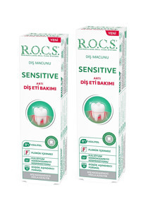 R.O.C.S. Sensitive Organik Florürsüz Diş Macunu 2x94 gr
