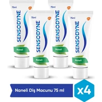 Sensodyne Naneli Naneli Florürlü Diş Macunu 4x75 ml