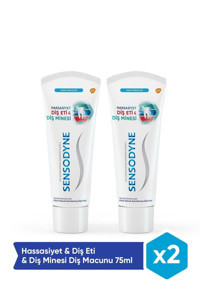 Sensodyne Hassasiyet Diş Eti Diş Minesi Florürlü Diş Macunu 2x75 ml