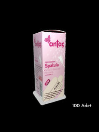 Antaç Ahşap 100 Adet Ağda Spatulası