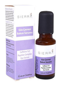 Sierra Kafein Peptitli Aydınlatıcı Kırışıklık Karşıtı Göz Altı Torba Karşıtı Göz Çevresi Serumu 20 ml