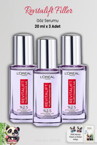 L'oréal Paris Revitalift Filler Aydınlatıcı Kırışıklık Karşıtı Göz Altı Torba Karşıtı Göz Çevresi Serumu 3x20 ml