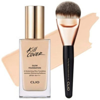 Clio Kill Cover Glow 3 By Linen Güneş Koruyuculu Sıvı Şişe Fondöten 38 gr