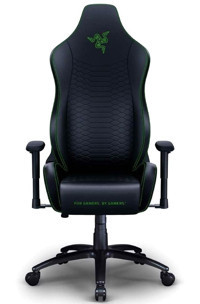 Razer Iskur X Suni Deri Oyuncu Koltuğu Siyah - Yeşil