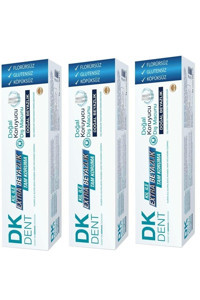 Dermokil Dk Dent Organik Florürsüz Diş Macunu 3x75 ml
