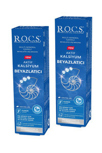 R.O.C.S. Aktif Kalsiyum Florürsüz Diş Macunu 2x94 gr