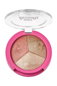 Golden Rose Miss Beauty Glow Baked Trio Toz Işıltılı Palet Göz Farı