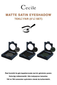 Cecile 705-706-707 Jel Mat Tekli Göz Farı