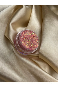 Tolstoy Özel Pink Toz Simli Glitter Tekli Göz Farı