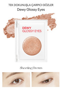 Missha Dewy Glossy Shooting Brown Toz Simli Işıltılı Tekli Göz Farı