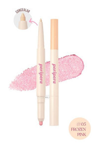 Peripera Sugar Twinkle Duo 05 Frozen Pink Çift Taraflı Jel Işıltılı Göz Farı