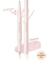 Peripera Sugar Twinkle Duo 03 Glimmering Pink Çift Taraflı Kalem Işıltılı Stick Göz Farı