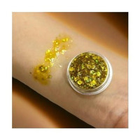 Lady Beauty Gold Toz Glitter Tekli Göz Farı