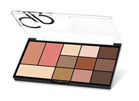 Golden Rose City Style Face Eye - No 01 Warm Nude Toz Işıltılı - Mat Far Paleti