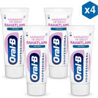 Oral-B Professional Naneli Florürlü Diş Macunu 4x50 ml