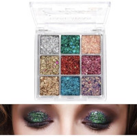 Ronassi 9'lu Toz Glitter Palet Far Paleti