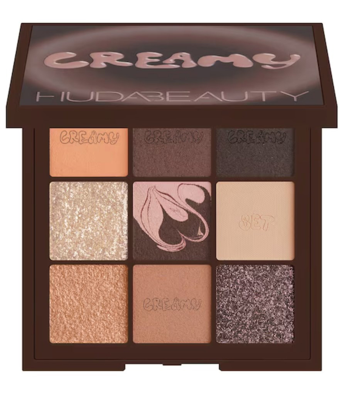 Huda Beauty Creamy Obsessions Likit Işıltılı - Mat Palet Göz Farı