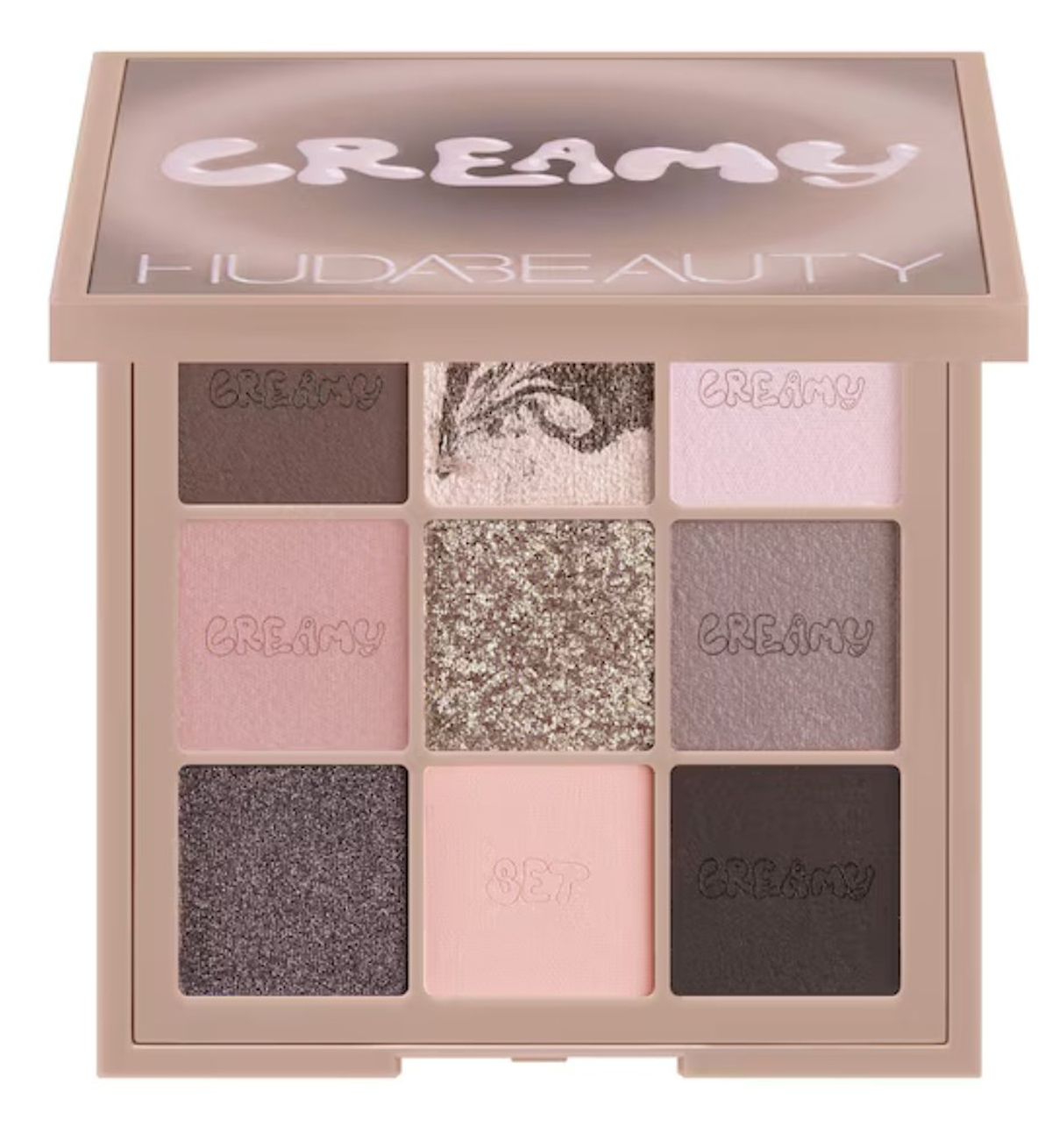 Huda Beauty Creamy Obsessions Grey Toz Işıltılı - Mat Palet Göz Farı