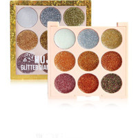 Müjgan 9'lu Elmas Ambalajlı Toz Glitter Palet Far Paleti