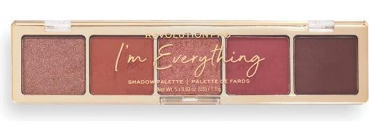 Revolution Pro Far Paleti Glam Burnt Nude Toz Işıltılı - Mat Far Paleti