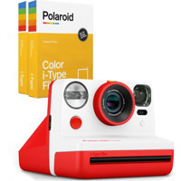 Polaroid Now Şipşak Full HD Kompakt Fotoğraf Makinesi Kırmızı + 10 Adet Fotoğraf Filmi
