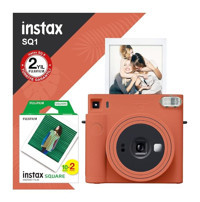 Fujifilm Instax Square Sq1 Şipşak Full HD Kompakt Dijital Fotoğraf Makinesi Turuncu + 20 Adet Fotoğraf Filmi