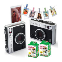 Fujifilm Instax Mini Evo Şipşak Mini Full HD Kompakt Dijital Fotoğraf Makinesi Siyah + 40 Adet Fotoğraf Filmi