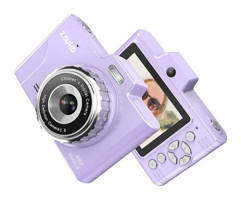 Hallow D12403Pu Mini Full HD Kompakt Dijital Fotoğraf Makinesi Mor