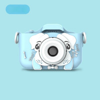 Tuomeng Sevimli Köpek Mini Full HD Kompakt Dijital Fotoğraf Makinesi Mavi