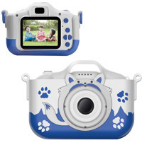 Tfixol Sevimli Tilki Mini Full HD Kompakt Dijital Fotoğraf Makinesi Mavi
