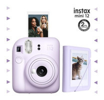 Fujifilm Instax Mini 12 Şipşak Mini Full HD Kompakt Dijital Fotoğraf Makinesi Lila + 28 Adet Fotoğraf Filmi