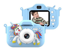 Hallow D12393Bl Mini Full HD Kompakt Dijital Fotoğraf Makinesi Mavi