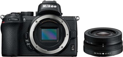 Nikon Z50 Full HD Aynasız Dijital Fotoğraf Makinesi Siyah
