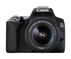 Canon Eos 250D Ef-S 18-55 mm Full HD DSLR Dijital Fotoğraf Makinesi Siyah