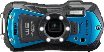 Ricoh Pentax Wg-90 Full HD Kompakt Dijital Fotoğraf Makinesi Mavi