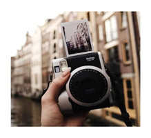 Fujifilm Instax Mini 90 Şipşak Mini Full HD Kompakt Dijital Fotoğraf Makinesi Siyah