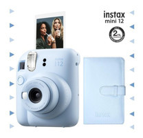 Fujifilm Instax Mini 12 Şipşak Mini Full HD Kompakt Dijital Fotoğraf Makinesi Mavi + 96 Adet Fotoğraf Filmi