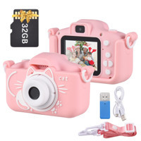 Cankypu X9 Mini Full HD Kompakt Dijital Fotoğraf Makinesi Pembe