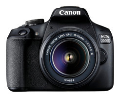 Canon Eos 2000D 18-55 mm Full HD DSLR Dijital Fotoğraf Makinesi Siyah