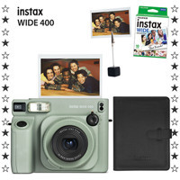Fujifilm Instax Wide 400 Şipşak Full HD Kompakt Dijital Fotoğraf Makinesi Yeşil + 10 Adet Fotoğraf Filmi