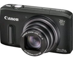 Canon Powershot Sx 240 Hs 4K Kompakt Dijital Fotoğraf Makinesi Siyah