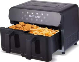 Sinbo SCO-5062 Airfryer İkili Yağsız Siyah Sıcak Hava Fritözü