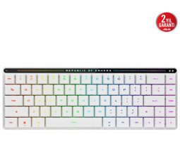 Asus Rog Falchion Rx Türkçe F RGB Wireless 68 Tuşlu White Kablosuz Beyaz Normal Gaming Klavye