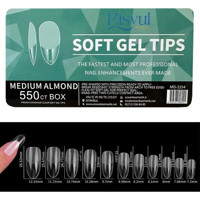 Misyul Yarım Ay Tips Protez Tırnak 500 Lü 2254