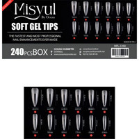 Misyul Soft Jel Tips Protez Tırnak Tips Uzatma Yeni Nesil 240 Adet